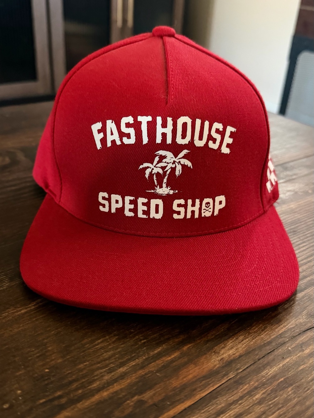 Fasthouse Red Speed Shop Snapback Hat